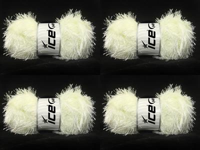 4x100gr. EYELASH 100GR Açık Krem  Yumoş, Sakallı, Kışlık, Kalın