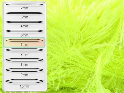 4x100gr. EYELASH 100GR Neon Yeşil  Yumoş, Sakallı, Kışlık, Kalın