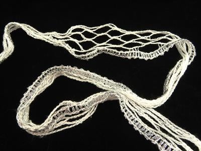 4x100gr. FLAMENCO Beyaz Simli, Akrilik Fular - Şal, Metalik Simli, Kışlık, Çok Kalın, Akrilik