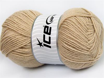 4x100gr. MERINOS LIGHT Akrilik, Merino Yün Bej Lüks, Merinos, Kışlık, Yün, Akrilik