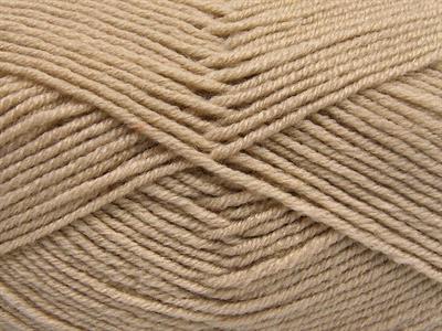 4x100gr. MERINOS LIGHT Akrilik, Merino Yün Bej Lüks, Merinos, Kışlık, Yün, Akrilik