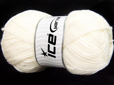 4x100gr. MERINOS LIGHT Akrilik, Merino Yün Beyaz Lüks, Merinos, Kışlık, Yün, Akrilik