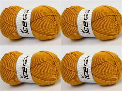 4x100gr. MERINOS LIGHT Akrilik, Merino Yün Altın Lüks, Merinos, Kışlık, Yün, Akrilik