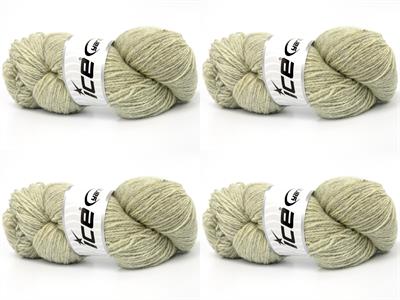 4x100gr. ORGANIC MERINO WOOL Merino Yün Krem, Gri Lüks, Kışlık, Yün, 100% Yün, Merino Yün