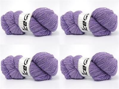 4x100gr. ORGANIC MERINO WOOL Merino Yün Leylak Lüks, Kışlık, Yün, 100% Yün, Merino Yün