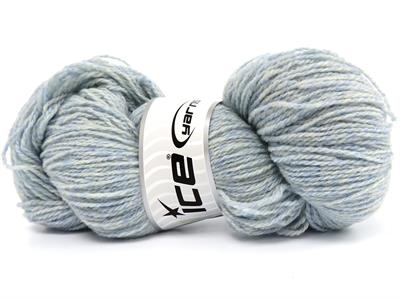 4x100gr. ORGANIC MERINO WOOL Merino Yün Beyaz, Açık Mavi Lüks, Kışlık, Yün, 100% Yün, Merino Yün