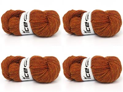 4x100gr. ORGANIC MERINO WOOL Merino Yün Altın, Bakır Lüks, Kışlık, Yün, 100% Yün, Merino Yün