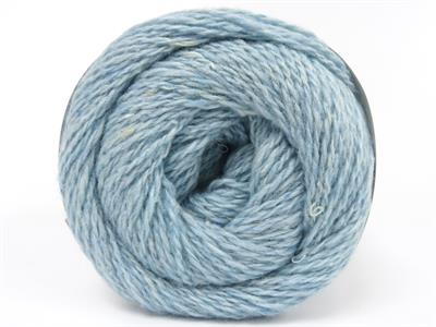 4x100gr. RECYCLED WOOL Açık Mavi  Lüks, Kışlık, Yün, 100% Yün