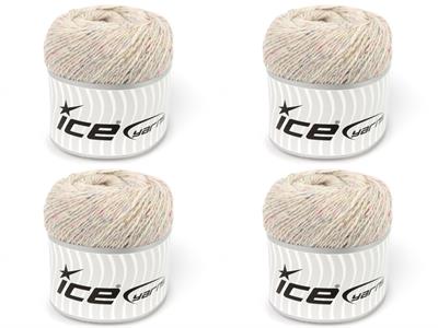 4x100gr. RECYCLED WOOL Ekru  Lüks, Kışlık, Yün, 100% Yün