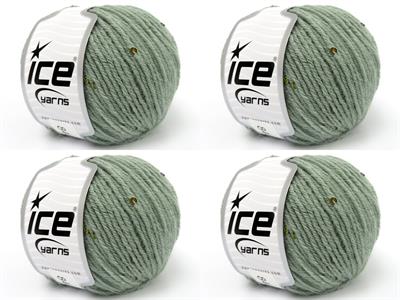 4x50gr. ALPACA PAILLETTE Alpaka, Akrilik  Metalik Simli, Lüks, Alpaka, Kışlık, Yün, Boncuklu Pullu, Akrilik