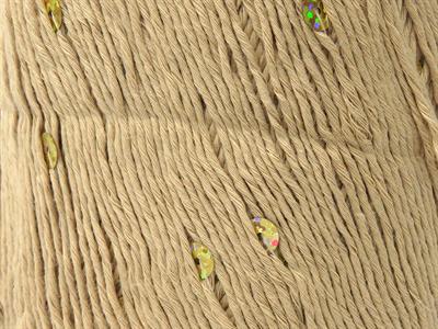 4x50gr. COTTON PAILLETTE FINE Pamuk Deve Tüyü Metalik Simli, Yazlık İplikler, Pamuk, Boncuklu Pullu