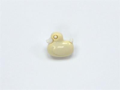 5 Duck Figure Buttons Light Green 15mm long
