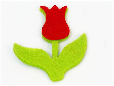 5 Felt Figures - Tulip .