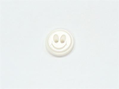 5 Ghost Face Figure Buttons White 15mm long