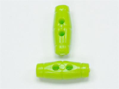 5 Shepherd Buttons Green 15mm long