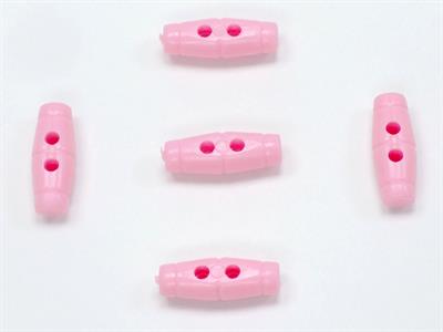 5 Shepherd Buttons Light Pink 15mm long