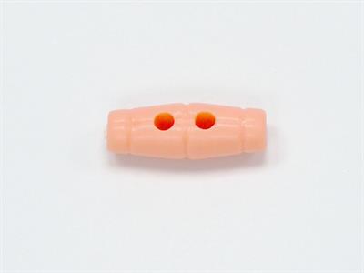 5 Shepherd Buttons Light Salmon 15mm long