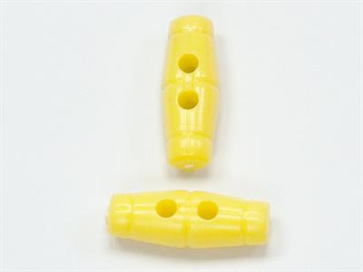 5 Shepherd Buttons Yellow 15mm long