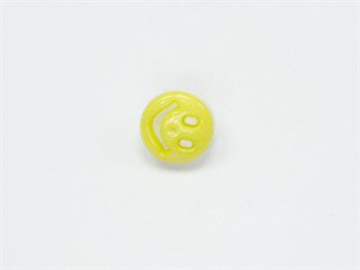 5 Smiling Face Figure Buttons Multicolor Green, White 15mm long
