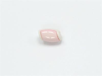 5 Water Bottle Figure Buttons Light Pink, White 15mm long