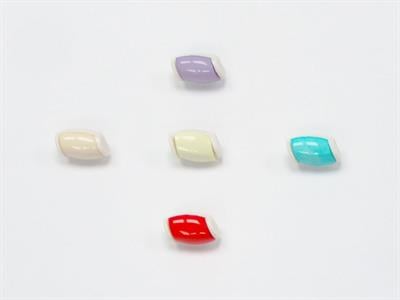 5 Water Bottle Figure Buttons Mixed Lot 15mm long