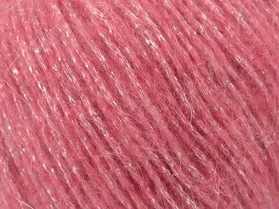 6x50gr. CHARM Pembe Tiftik, Metalik Simli, Akrilik Metalik Simli, Lüks, Kışlık, Yün, Tiftik, Akrilik