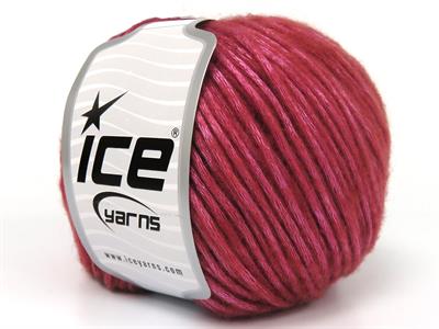 6x50gr. DISCO Viskon, Merino Yün Koyu pembe Lüks, Merinos, Kışlık, Yün, Viskon, Worsted