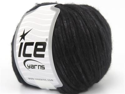 6x50gr. DISCO Viskon, Merino Yün Siyah Lüks, Merinos, Kışlık, Yün, Viskon, Worsted