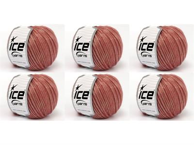 6x50gr. DISCO Viskon, Merino Yün Somon Lüks, Merinos, Kışlık, Yün, Viskon, Worsted