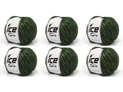 6x50gr. DISCO Viskon, Merino Yün Orman Yeşili Lüks, Merinos, Kışlık, Yün, Viskon, Worsted