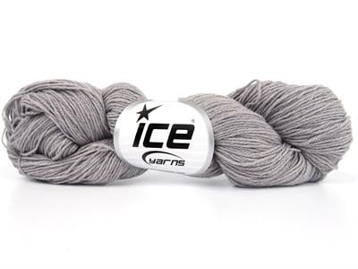 6x50gr. MERINO COTTON Açık Gri Organik Pamuk, Merino Yün Lüks, Kışlık, Yün, Organik Pamuk, Pamuk, Merino Yün