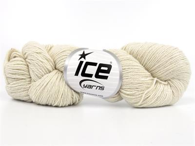 6x50gr. MERINO COTTON Ekru Organik Pamuk, Merino Yün Lüks, Kışlık, Yün, Organik Pamuk, Pamuk, Merino Yün