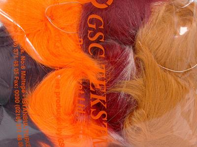 8 Faux Fur PomPoms Mixed Lot