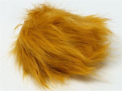 8 Faux Fur PomPoms Olive Green