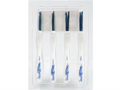 8 Sizes Ergonomic Crochet Hook Set White