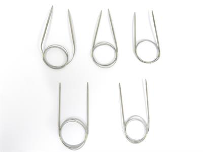 5 Sizes Set 120 cm Steel Circular Knitting Needles .