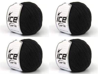 4x100gr. BAMBOO COTTON DELUXE Organik Pamuk, Bambu Antrasit Bebe, Yazlık İplikler, Organik Pamuk, Pamuk, Bambu