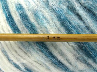 8x50gr. AIR WOOL SPOTS Yün, Akrilik Beyaz, Çamurcun Kışlık, Yün, Batik Desenli, Worsted, Akrilik