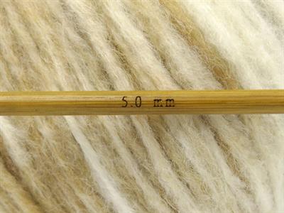 8x50gr. AIR WOOL SPOTS Yün, Akrilik Beyaz, Açık Kahve Kışlık, Yün, Batik Desenli, Worsted, Akrilik