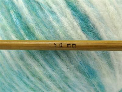 8x50gr. AIR WOOL SPOTS Yün, Akrilik Beyaz, Yeşil Tonları Kışlık, Yün, Batik Desenli, Worsted, Akrilik