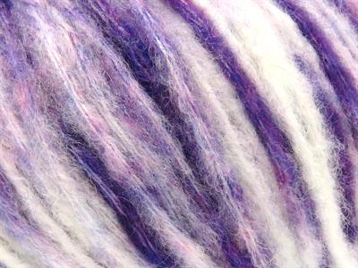 8x50gr. AIR WOOL SPOTS Yün, Akrilik Pembe, Beyaz, Mor Kışlık, Yün, Batik Desenli, Worsted, Akrilik