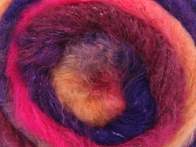 8x50gr. CHANCY MOHAIR Tiftik, Akrilik Pembe, Mor, Bordo, Açık Somon Kışlık, Yün, Tiftik, Batik Desenli, Worsted