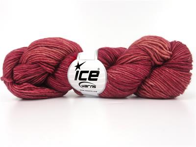 2x100gr. HAND DYED SUPERWASH MERINO   Lüks, Merinos, Kışlık, Yün, Batik Desenli, Worsted, El Boyama, Makina Yıkama