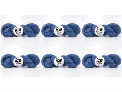 6x50gr. SHETLAND WOOL Yün Mavi, Turkuaz Tonları Lüks, Kışlık, Çok İnce, Yün, 100% Yün