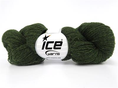 6x50gr. SHETLAND WOOL Yün Orman Yeşili Lüks, Kışlık, Çok İnce, Yün, 100% Yün