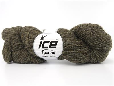 6x50gr. SHETLAND WOOL Yün Kahverengi, Haki Tonları Lüks, Kışlık, Çok İnce, Yün, 100% Yün