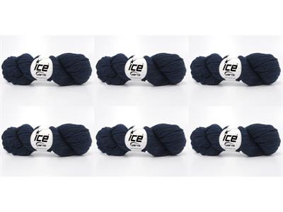 6x50gr. SHETLAND WOOL Yün lacivert, Çamurcun Lüks, Kışlık, Çok İnce, Yün, 100% Yün