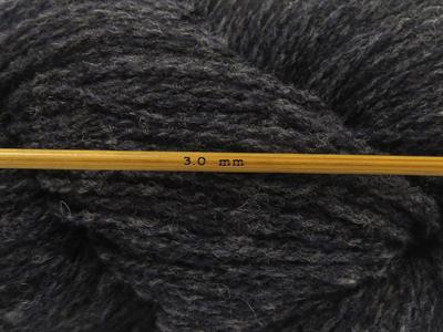 6x50gr. SHETLAND WOOL Yün Koyu Gri Lüks, Kışlık, Çok İnce, Yün, 100% Yün
