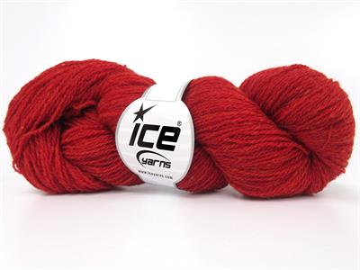 6x50gr. SHETLAND WOOL Yün Kırmızı, Altın Lüks, Kışlık, Çok İnce, Yün, 100% Yün