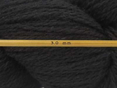 6x50gr. SHETLAND WOOL Yün Siyah Lüks, Kışlık, Çok İnce, Yün, 100% Yün